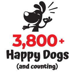 3,800 happy dogs (and counting)