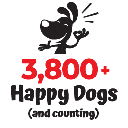 3,800 happy dogs (and counting)